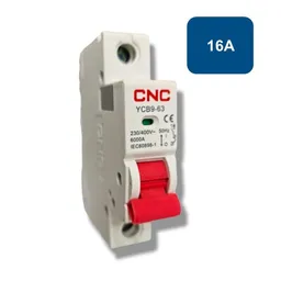 CNC Interruptor Automático 6ka Curva C 16A