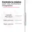 Miniso Audífonos Con Cable y Funda Tipo Cápsula Blanco