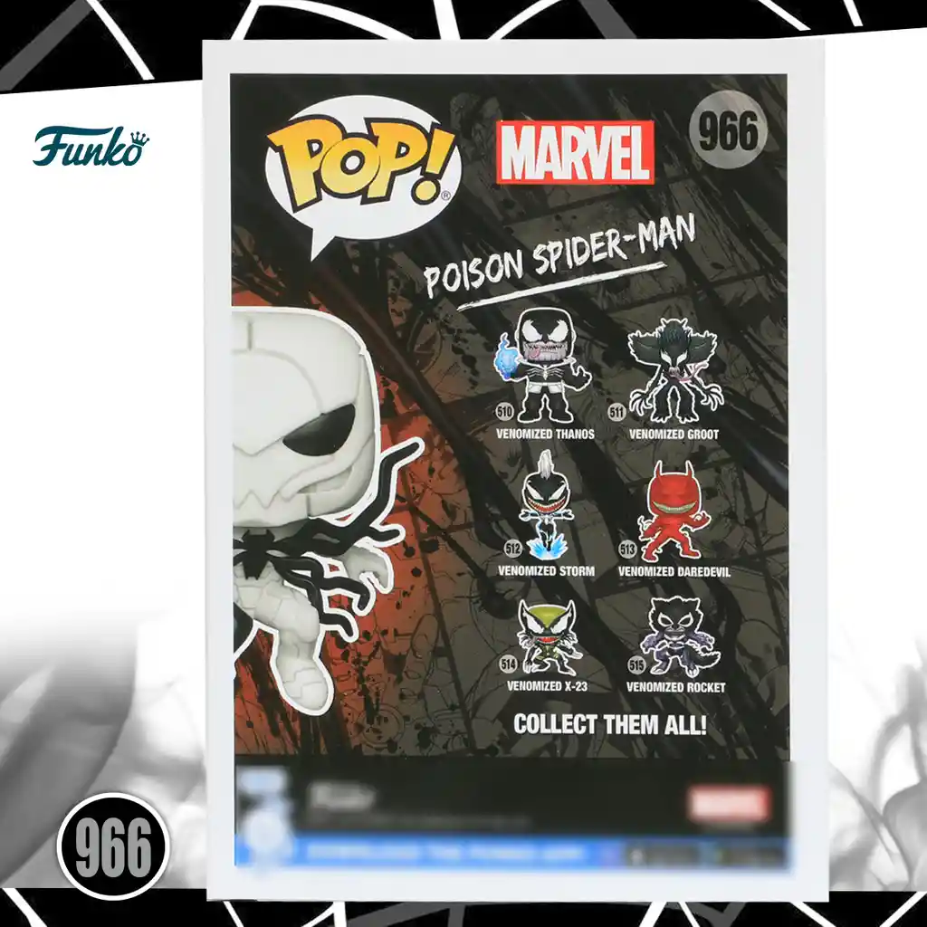 Funko Pop Figura Coleccionable Venom Poison Spider-Man 966