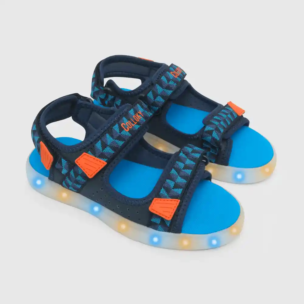 Sandalias De Niño Abierta Azul Talla 29