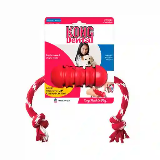 Kong Dental With Rope Medium