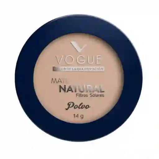 Vogue Polvo Compacto Natural Mate Canela