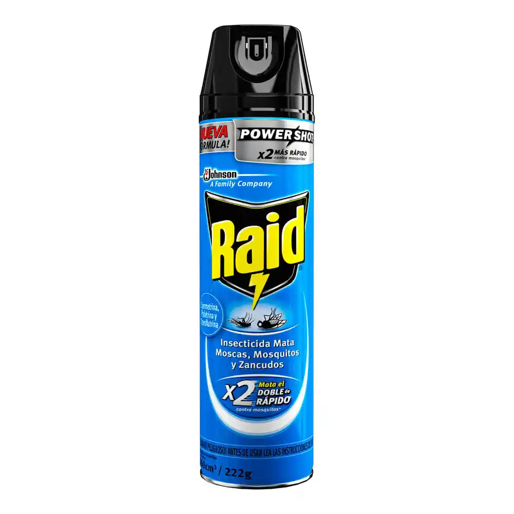 Raid Insecticida Mata Moscas Mosquitos