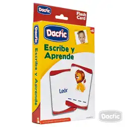 Dactic Juego Didáctico Láminas Escribe y Aprende