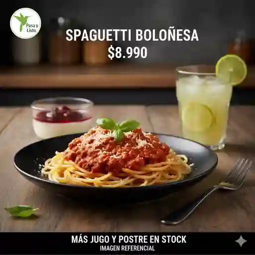 Spaguetti a la boloñesa