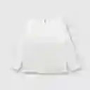Polera Ardilla de Bebé Niña Blanco Talla 24M Colloky