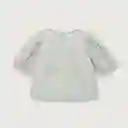 Blusa Flores Para Niña Aqua Talla 12M Opaline