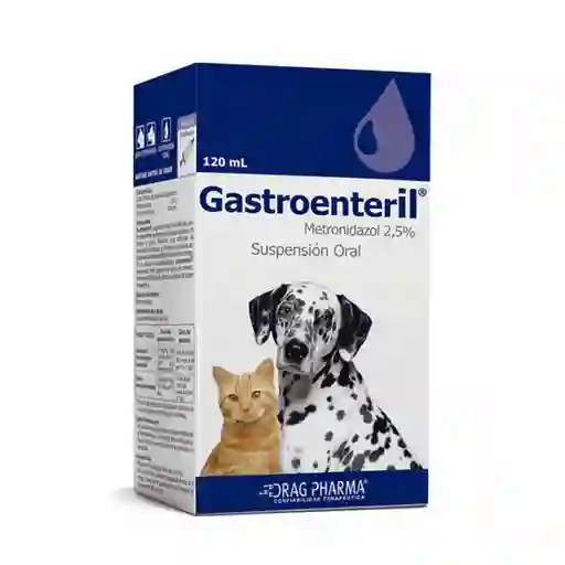 Gastroenteril Antimicrobiano (2.5 %) Suspensión Oral para Perros y Gatos 