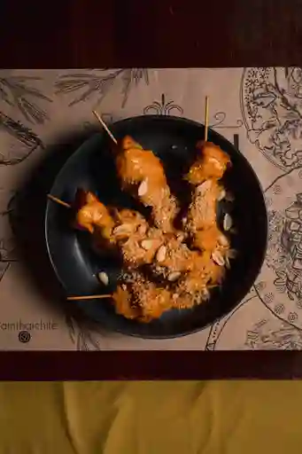 Satay de Pollo 4 Pz