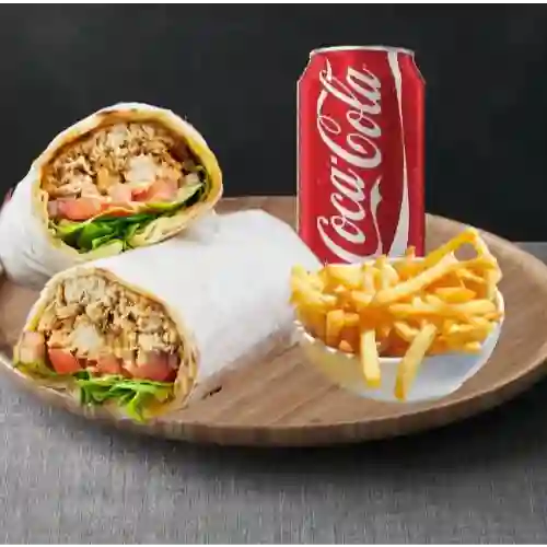 Combo Shawarma + Papas Fritas