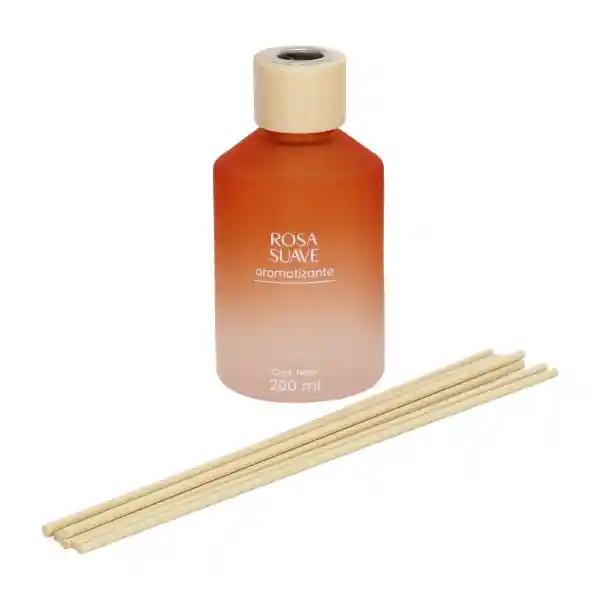 Botella Con Varitas Aromáticas Rosa Suave 200 mL Casaideas