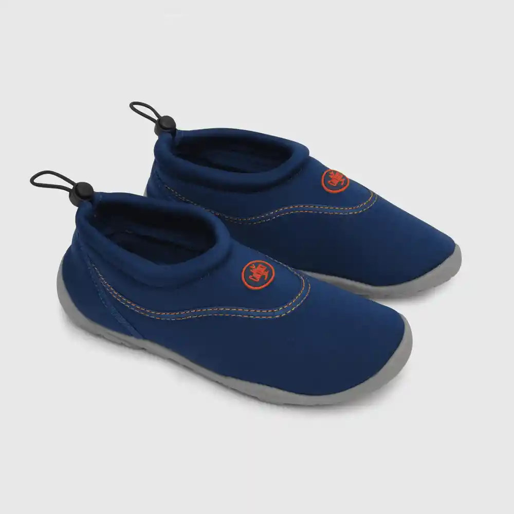Zapatillas Agua Cerrada De Niño Azul Talla 38