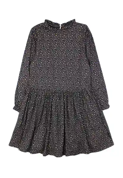 Vestido Kids Rapport Liberty 308 Niña Gris Talla 4 Años Ficcus