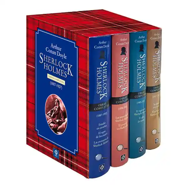 Pack Sherlock Holmes Obras Completas 4 Volúmenes