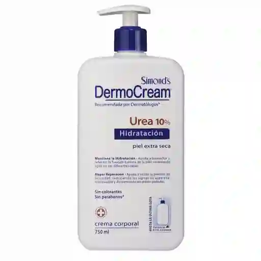 DermoCream Crema Hidratante con Urea 10 % 