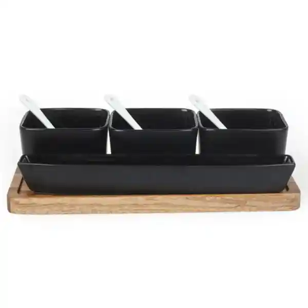 Set Aperitivo Black Ripley Home