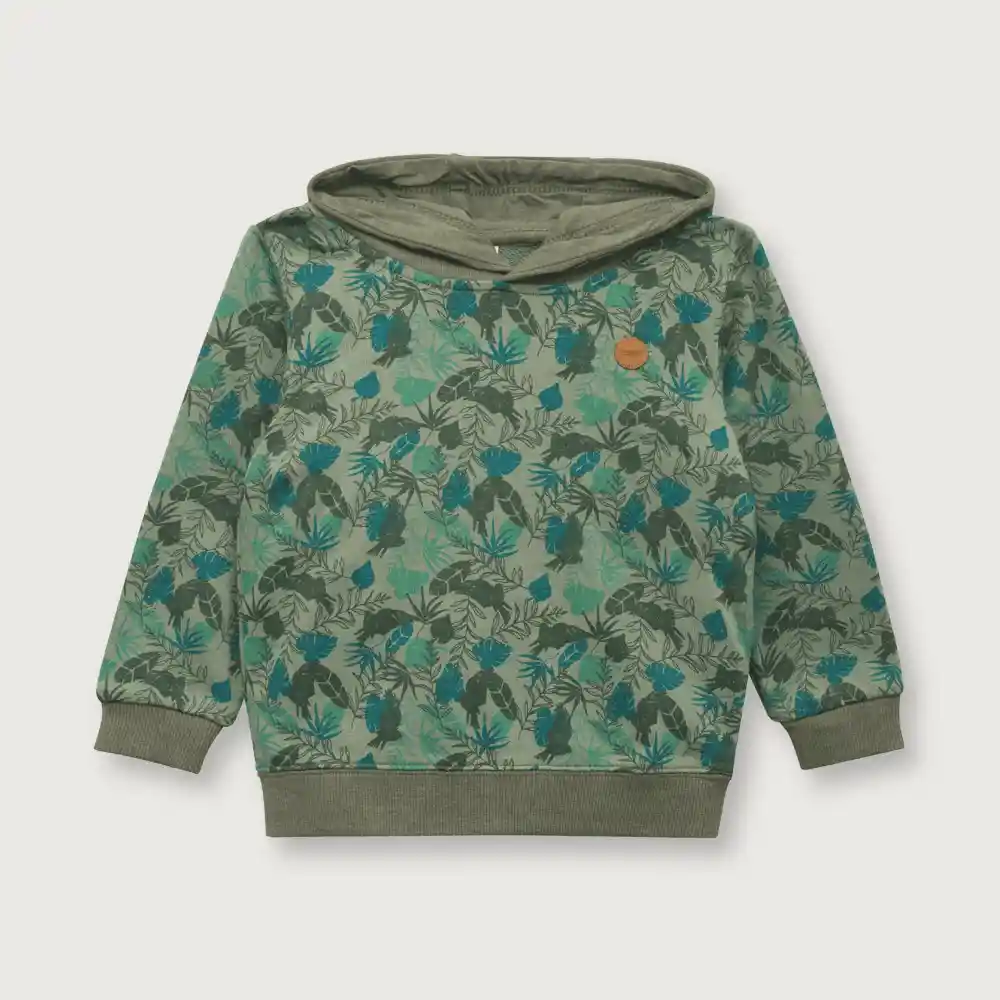 Polerón de Niño Esencial Verde Talla 18M Opaline