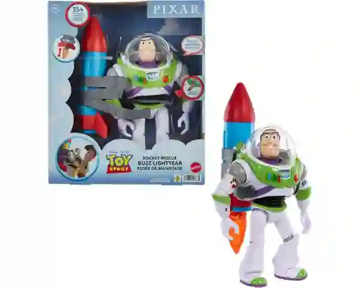 Disney Juguete Pixar Toy Story Buzz Con Cohete 12 - HWW14