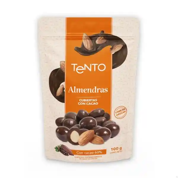 Tento Almendra Cubierta Con Cacao