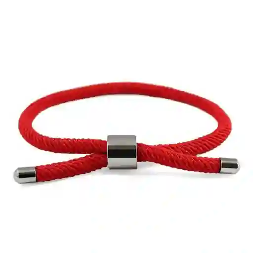 Pulsera de Protección Hilo Unisex Ajustable Dije Liso Rojo