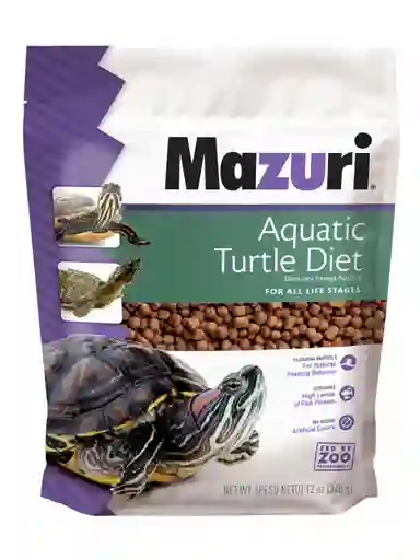 Mazuri Alimento Para Tortuga Acuática Diet 340 G