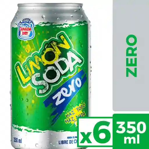 Canada Dry Pack Bebida Limón Soda Zero