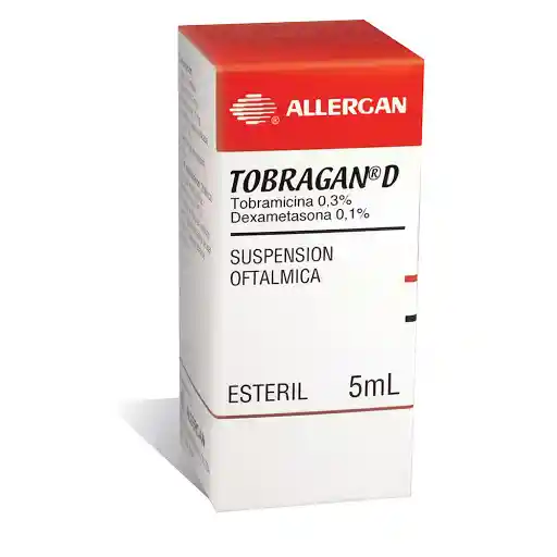 Tobragan-D Tobramicina 0.3 Solución Oftálmica 5 Ml