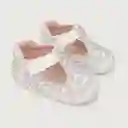 Zapatos Reina de Bebé Niña Blanco Talla 18 Opaline