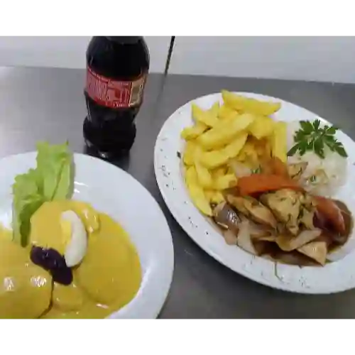 Menu Saltado de Pollo y