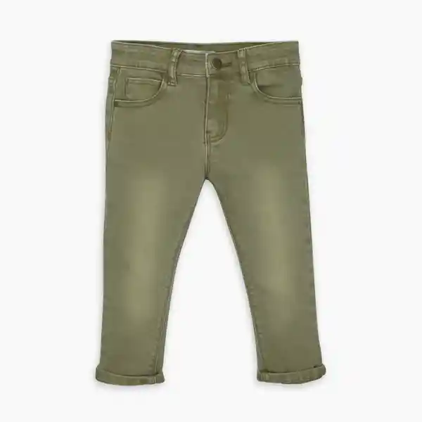 Colloky Jean Clásico de Niño Verde Talla 6/9 Meses