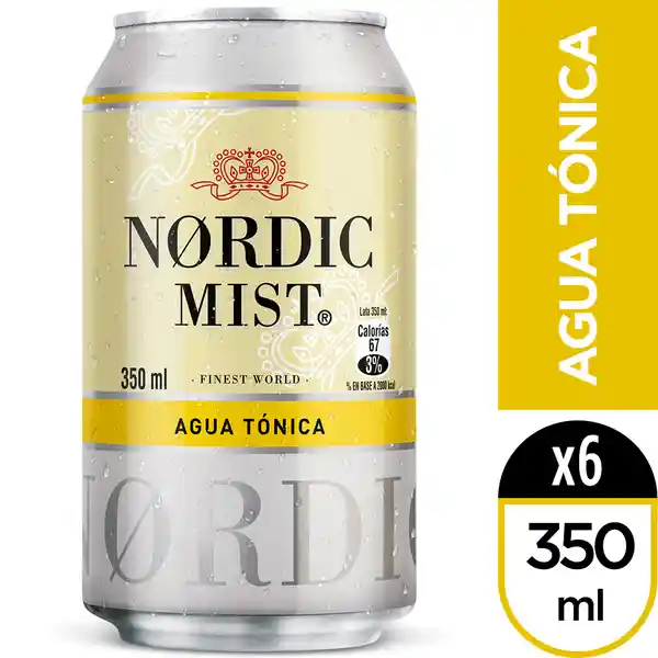 Nordic Mist Agua Tónica X 6 Unidades