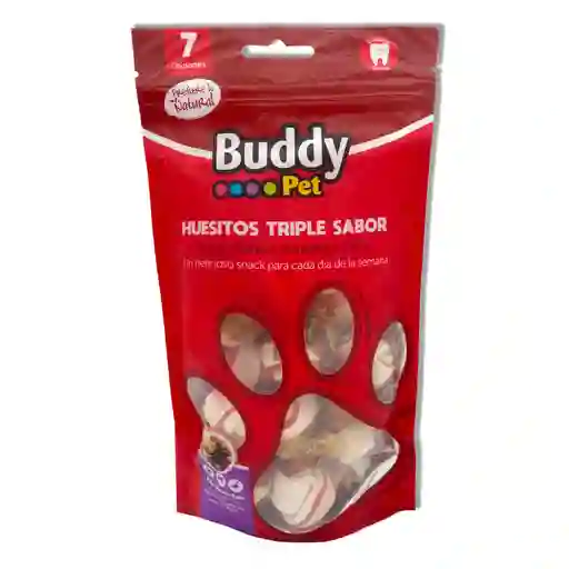 Buddy Pet Huesos Mini Triple Sabor