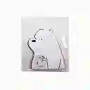 Miniso Sticker we Bare Bears Con Forma de Oso Polar