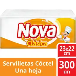 Nova Servilleta Clásica Cóctel Una Hoja