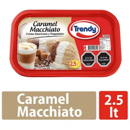 Trendy Helado Cremoso Sabor a Caramel Macchiato