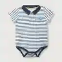 Bodie Polera Cuello de Bebé Niño Navy Talla RN Opaline