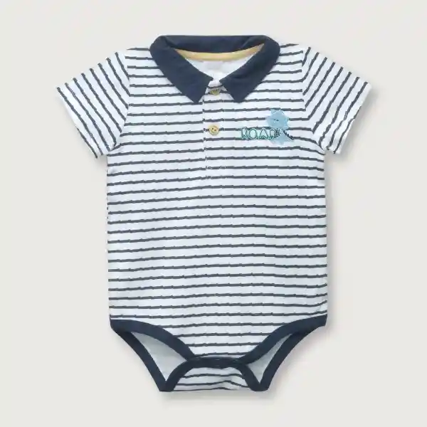 Bodie Polera Cuello de Bebé Niño Navy Talla RN Opaline