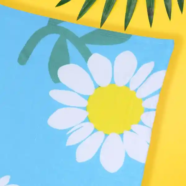 Miniso Toalla de Playa Sunrise Sunflowers Celeste