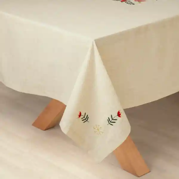 Mantel Poliéster-Lino Altezzo Navidad 150 x 210 cm Casaideas