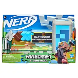 Juguete Lanzador Nerf Minecraft Stormlander