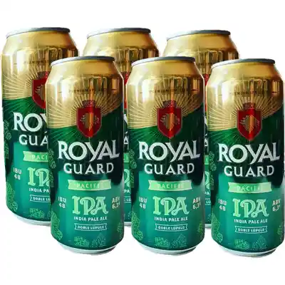 Royal Guard Cerveza Rubia Premium Ipa en Lata