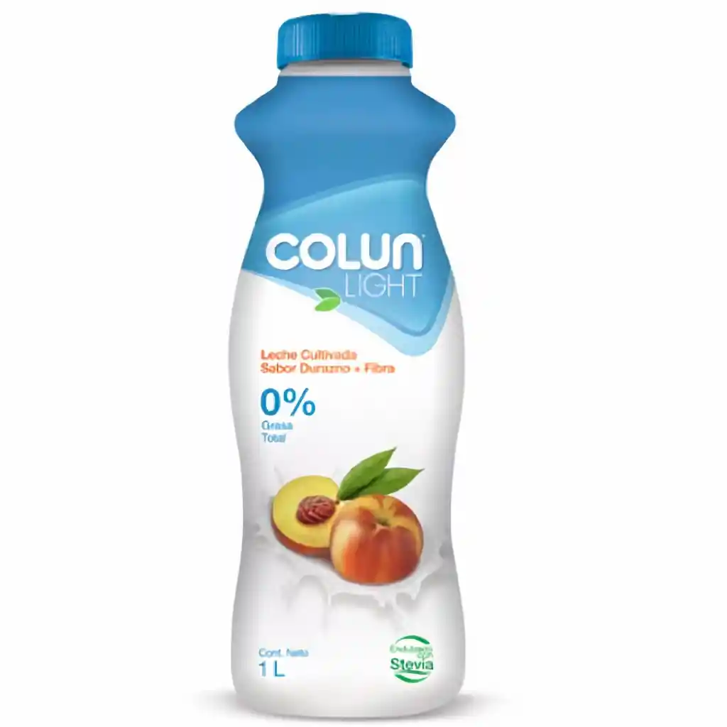 Colun Leche Light + Fibra Sabor a Durazno