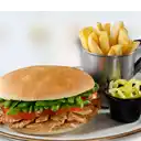 Lomito Chacarero + Papas Fritas
