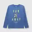 Polera Urbana de Niño Cobalto Talla 8A Colloky