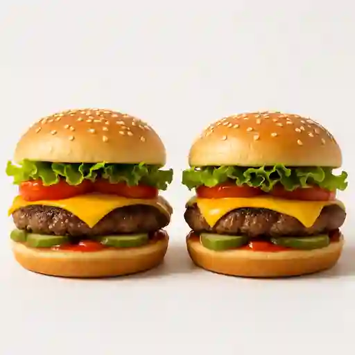 Hamburguesas para 2 Cheese