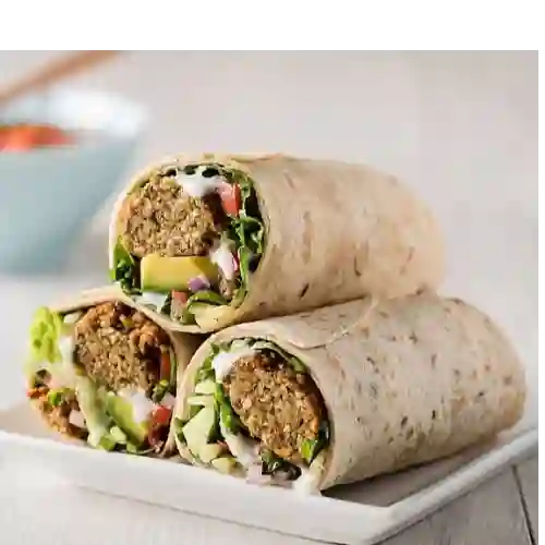 Shawarma Mixto Vacuno-pollo y Bebida