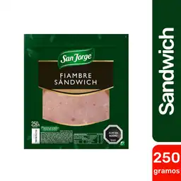 San Jorge Jamón Fiambre para Sándwich