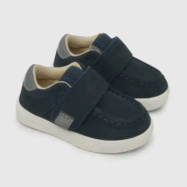 Zapatos de Niño Cuero Azul/Blue Talla 23 Colloky