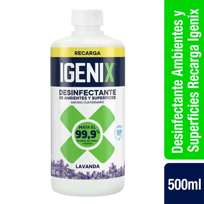 Igenix Desinfectante Refill No Aerosol 500 Cc,