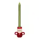 Portavela de Cerámica Navideño Casaideas